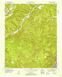 Ivydell 1952 topographic map thumbnail
