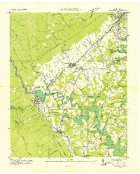 Jacksboro 1936 topographic map thumbnail