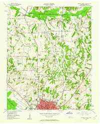 Jackson North 1950 topographic map thumbnail