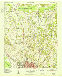 Jackson North 1951 topographic map thumbnail