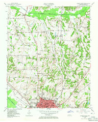 Jackson North 1950 topographic map thumbnail