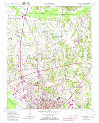 Jackson North 1950 topographic map thumbnail