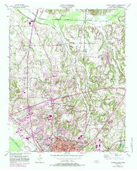 Jackson North 1950 topographic map thumbnail