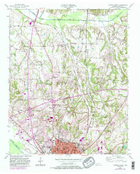 Jackson North 1950 topographic map thumbnail