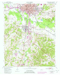 Jackson South 1950 topographic map thumbnail