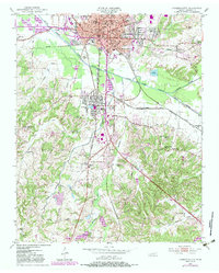Jackson South 1950 topographic map thumbnail