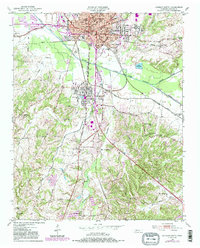 Jackson South 1950 topographic map thumbnail