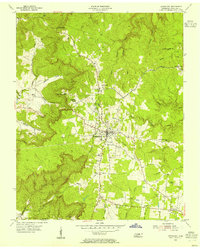 Jamestown 1954 topographic map thumbnail