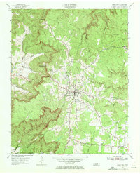 Jamestown 1954 topographic map thumbnail