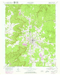 Jamestown 1954 topographic map thumbnail