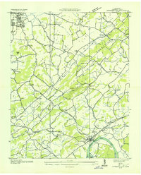 Jefferson City 1935 topographic map thumbnail