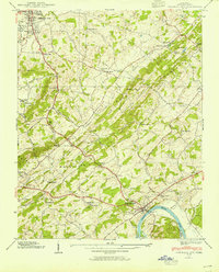 Jefferson City 1939 topographic map thumbnail