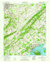 Jefferson City 1961 topographic map thumbnail