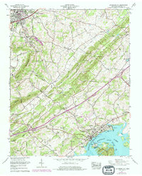 Jefferson City 1961 topographic map thumbnail