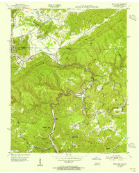 Jellico East 1953 topographic map thumbnail