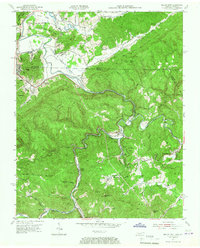 Jellico East 1953 topographic map thumbnail