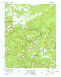 Jellico East 1970 topographic map thumbnail