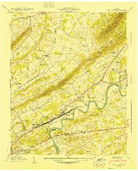John Sevier 1940 topographic map thumbnail