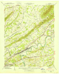 John Sevier 1940 topographic map thumbnail