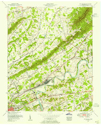 John Sevier 1953 topographic map thumbnail