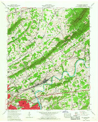 John Sevier 1966 topographic map thumbnail