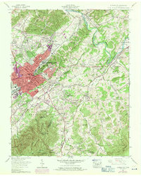 Johnson City 1959 topographic map thumbnail