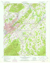 Johnson City 1959 topographic map thumbnail