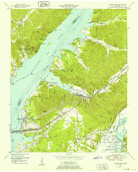 Johnsonville 1950 topographic map thumbnail