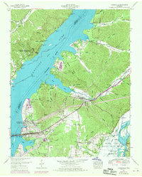 Johnsonville 1950 topographic map thumbnail