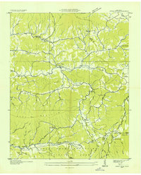 Jones Cove 1935 topographic map thumbnail