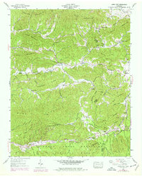 Jones Cove 1940 topographic map thumbnail