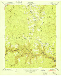 Jones Knob 1949 topographic map thumbnail