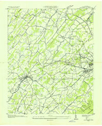 Jonesboro 1935 topographic map thumbnail