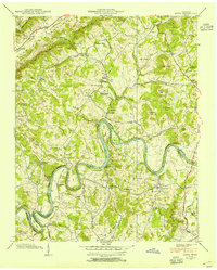Joppa 1938 topographic map preview
