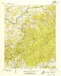 Keenburg 1938 topographic map thumbnail