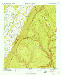 Ketner Gap 1943 topographic map thumbnail
