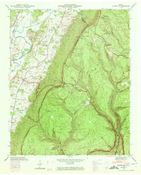 Ketner Gap 1943 topographic map thumbnail