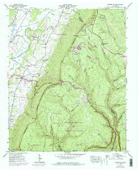 Ketner Gap 1943 topographic map thumbnail