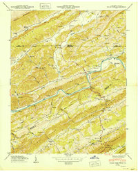 Kyles Ford 1950 topographic map thumbnail