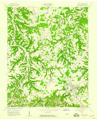 Lafayette 1958 topographic map thumbnail