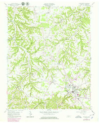 Lafayette 1958 topographic map thumbnail
