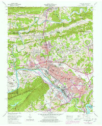 Kingsport 1959 topographic map thumbnail