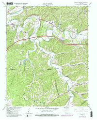 Kingston Springs 1966 topographic map thumbnail