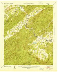 Kinzel Springs 1941 topographic map thumbnail