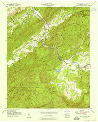 Kinzel Springs 1953 topographic map thumbnail