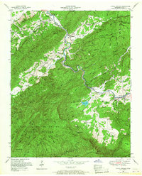 Kinzel Springs 1953 topographic map thumbnail
