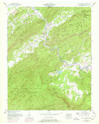Kinzel Springs 1953 topographic map thumbnail
