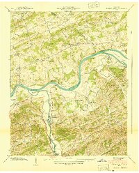 Kykers Ferry topographic map thumbnail
