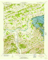 Kykers Ferry 1940 topographic map thumbnail