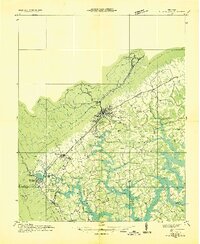La Follette 1936 topographic map thumbnail